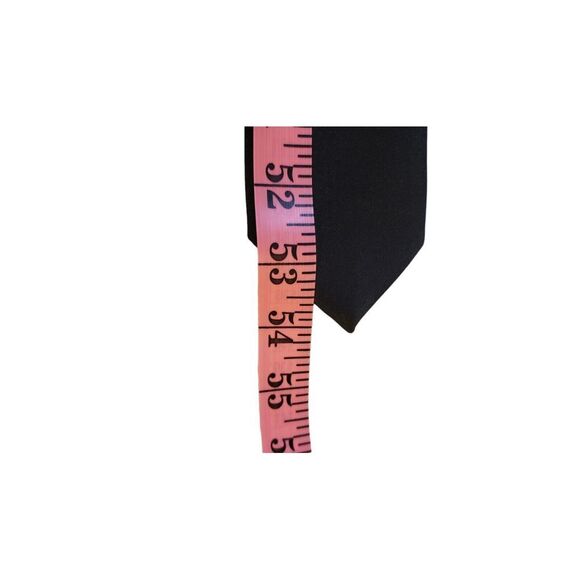 Vintage STRINGBEANS..PLUS+  Men's 100% Silk Neck Tie Black Geometric Design - Picture 11 of 11